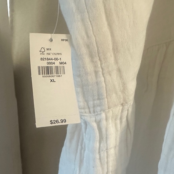Old Navy Cream Camisole with Tie Straps - Picture 3 of 5